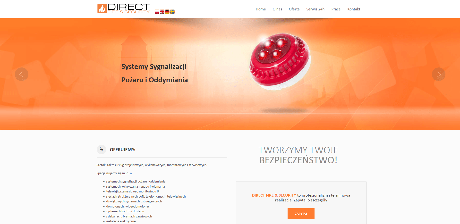 Strona Internetowa 5 direct stary